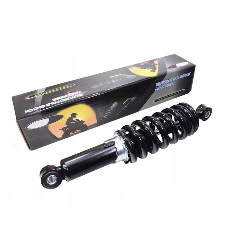 Rear shock absorber cross 125 oil black, length 28cm 10fi