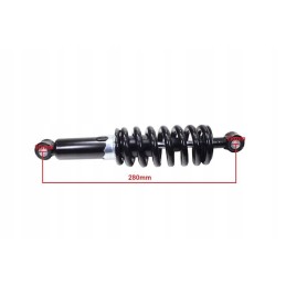 Rear shock absorber cross 125 oil black, length 28cm 10fi