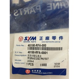 Disc chain cover for quad bike