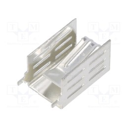1 pcs x Advanced Thermal Solutions - ATS-PCB1060 - Heatsink: extruded, U, TO220, silver, L: 21.8mm, W: 13.2mm, H: 13mm