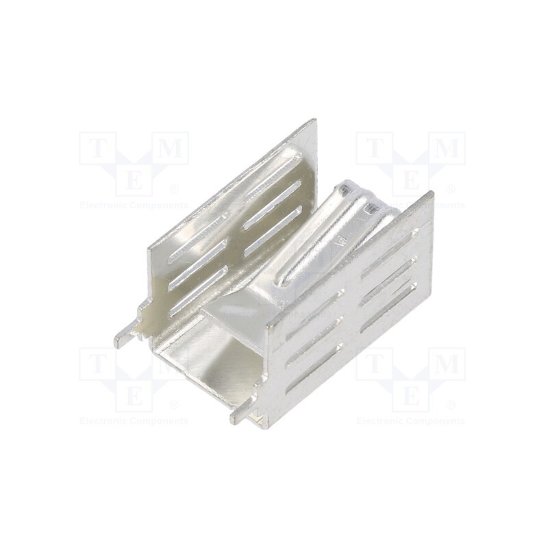 1 pcs x Advanced Thermal Solutions - ATS-PCB1060 - Heatsink: extruded, U, TO220, silver, L: 21.8mm, W: 13.2mm, H: 13mm