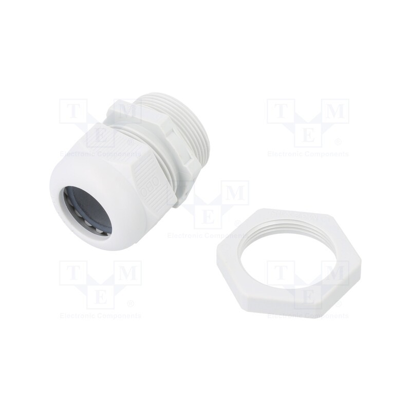 1 pcs x OBO BETTERMANN - V-TEC VM32+ LGR - Cable gland, M32, 1.5, IP68, polyamide, light grey, V-TEC VM