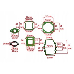 Seals set 40mm pocket mini bike atv 50cc atv
