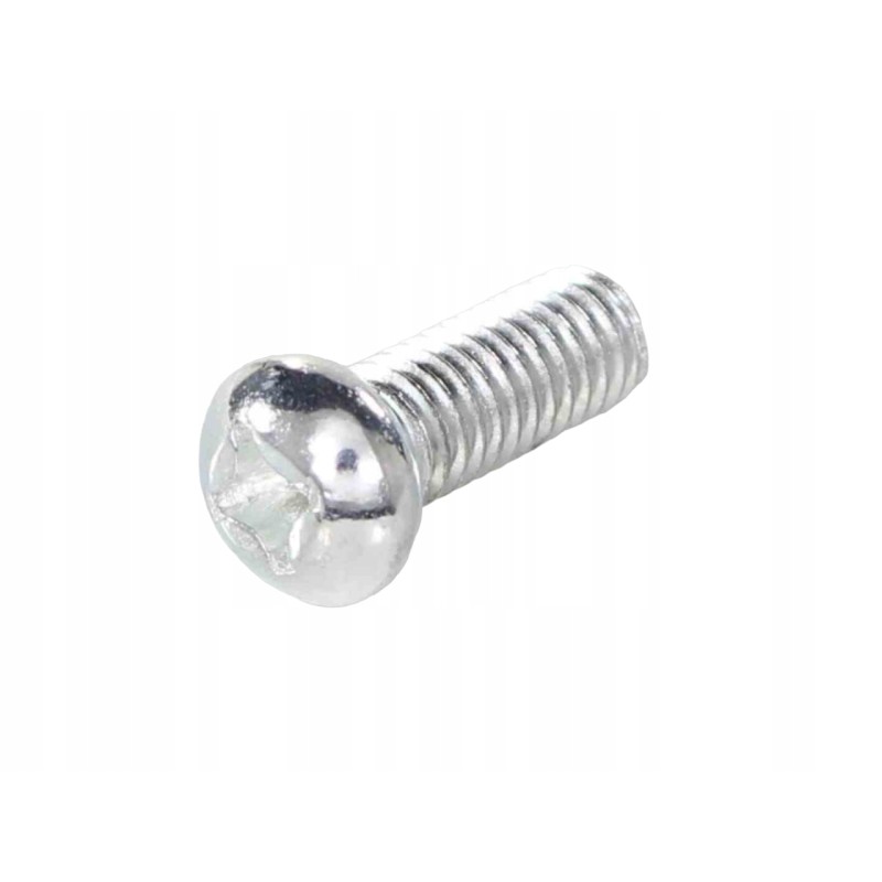 Screw M6 x 15mm, round, 10 pcs, cross