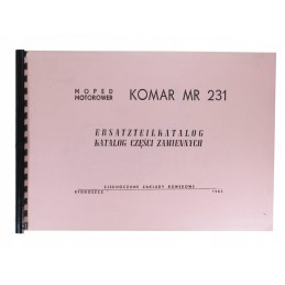 Spare parts catalog mosquito mr 231