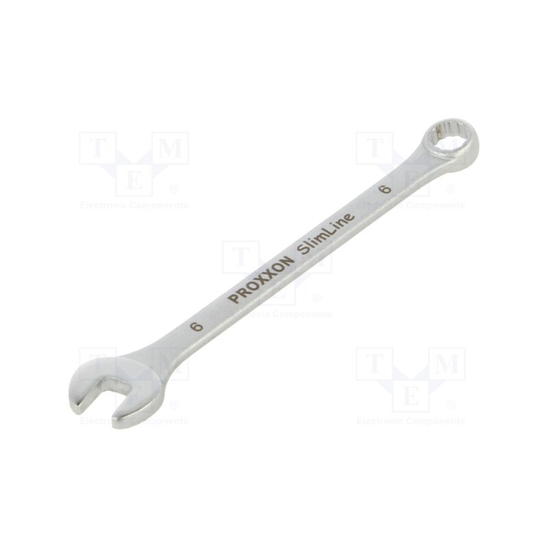 1 pcs x PROXXON - 23906 - Wrench, combination spanner, 6mm, Overall len: 100mm, SlimLine