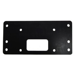 Universal mounting plate for ATV Quad winch