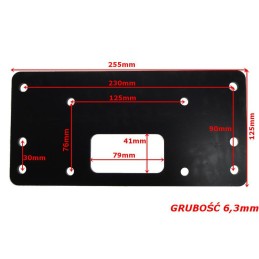 Universal mounting plate for ATV Quad winch