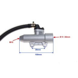 Bashan atv, brake pump, fluid reservoir