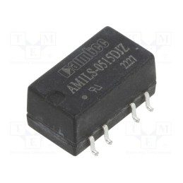 1 pcs x AIMTEC - AM1LS-0515DJZ - Converter: DC/DC, 1W, Uin: 4.5÷5.5V, Uout: 15VDC, Uout2: -15VDC, SMD