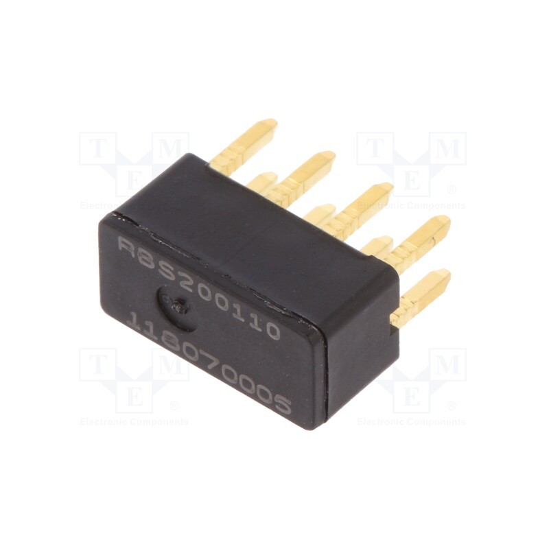 1 pcs x ONCQUE - RBS200110 - Sensor: tilt, ±45°, -25÷85°C, OUT: SPST-NO, 5VDC, horizontal