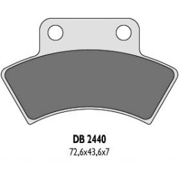 Delta braking brake pads kh232 quadzilla polaris rear replace db2