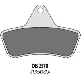 Delta braking brake pads kh271 arctic cat 96 04 fr replace db2