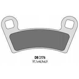 Delta Braking kh456 Polaris brake pads replace db2176mx d and db