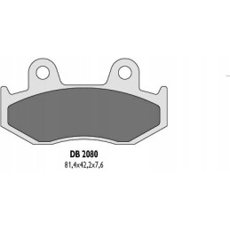 Delta braking brake pads kh92 kh323 replace db2080mx d and db20