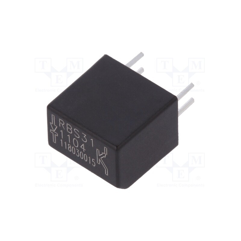 1 pcs x ONCQUE - RBS311104 - Sensor: tilt, ±55°, -25÷85°C, OUT: SPST-NO, 3.3÷5VDC, vertical