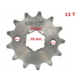 Front sprocket CG 150 CG 200 428 13 teeth
