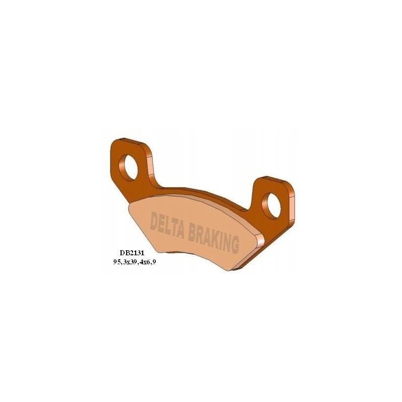 Delta braking brake pads kh398 can am ds 450 08 14 rear replace