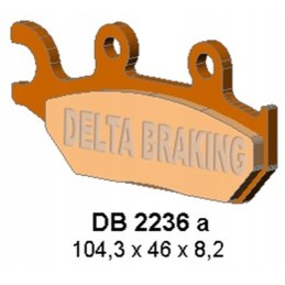 Delta braking brake pads kh645 can am maveric 1000 right replace