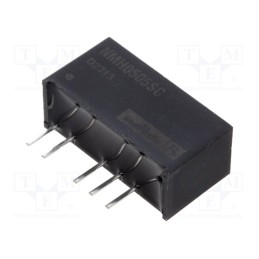 1 pcs x Murata Power Solutions - NMH0505SC - Converter: DC/DC, 2W, Uin: 4.5÷5.5V, Uout: 5VDC, Uout2: -5VDC, SIP