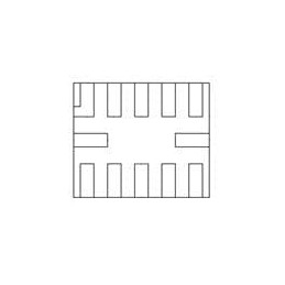 1 pcs : TXU0304RUTR - Translation - Voltage Levels Four-channel fixed multidirectional level shifter 12-UQFN -40 to 125