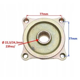 Rear wheel hub ATV 150 110mm 23 bashan cutters