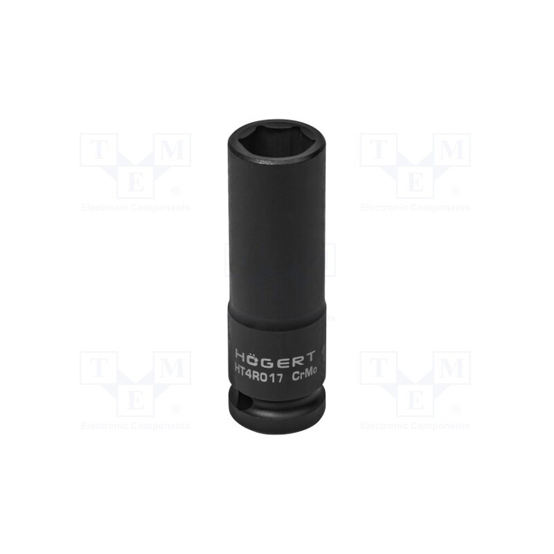 1 pcs x Hu00d6GERT TECHNIK - HT4R017 - Socket, 6-angles,socket spanner,impact, HEX 17mm, 1/2', long