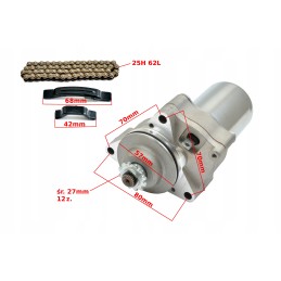 Top starter quad atv 50 70 110 125 quality