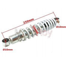 Front shock absorber atv 110 125 white hb