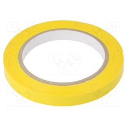 1 rol x H-OLD - H-OLD P.34 12MM 66M ŻÓŁTA - Tape: electrical insulating, W: 12mm, L: 66m, Thk: 60um, yellow, 80%