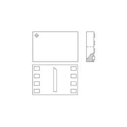1 pcs : IS25LP016D-JULE-TR - NOR Flash 16Mb QSPI, 8-pin USON 2x3mm, RoHS, T&R