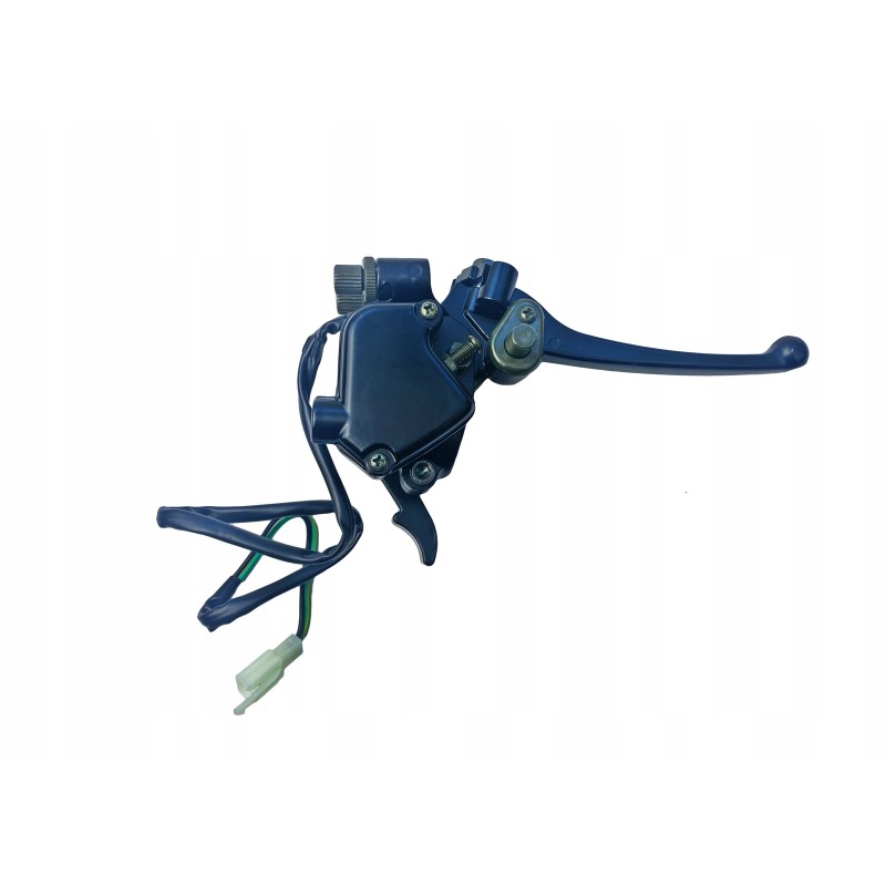 Gas lever with body and front brake at