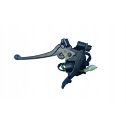 Gas lever with body and front brake at