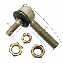 M10xm14 conical tie rod end