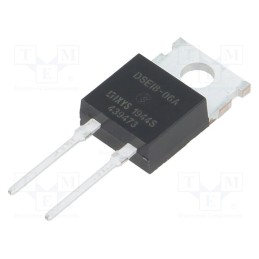 1 pcs x IXYS - DSEI8-06A - Diode: rectifying, THT, 600V, 8A, , Ifsm: 100A, TO220AC, 50W, 35ns