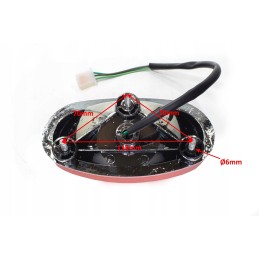 Tail lamp ATV 200 Bashan oval wb
