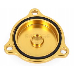 Oil filter cover for quad Suzuki Ltz 400 yellow