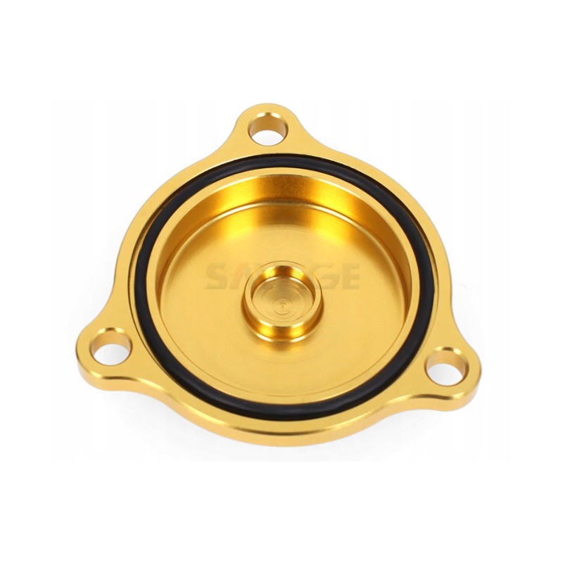 Oil filter cover for quad Suzuki Ltz 400 yellow