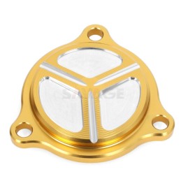 Oil filter cover for quad Suzuki Ltz 400 yellow
