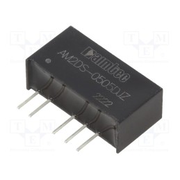 1 pcs x AIMTEC - AM2DS-0505DJZ - Converter: DC/DC, 2W, Uin: 4.5÷5.5V, Uout: 5VDC, Uout2: -5VDC, SIP7