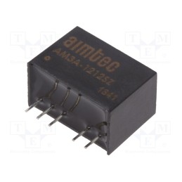 1 pcs x AIMTEC - AM3A-1212SZ - Converter: DC/DC, 3W, Uin: 4.5÷18V, Uout: 12VDC, Iout: 250mA, SIP6