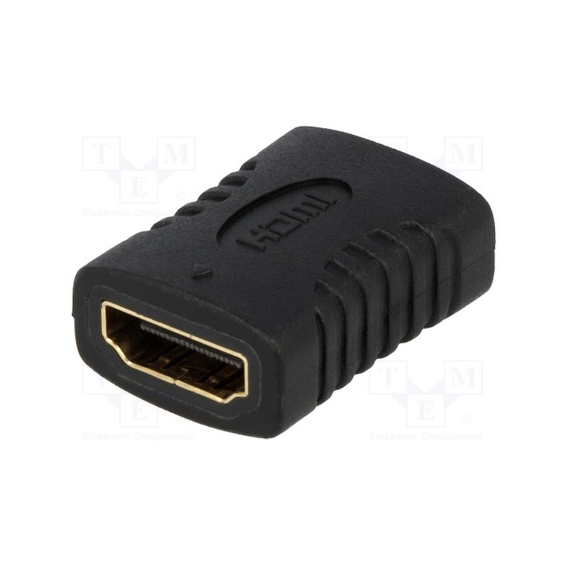 1 pcs x LOGILINK - AH0006 - Adapter, HDMI socket,both sides, black