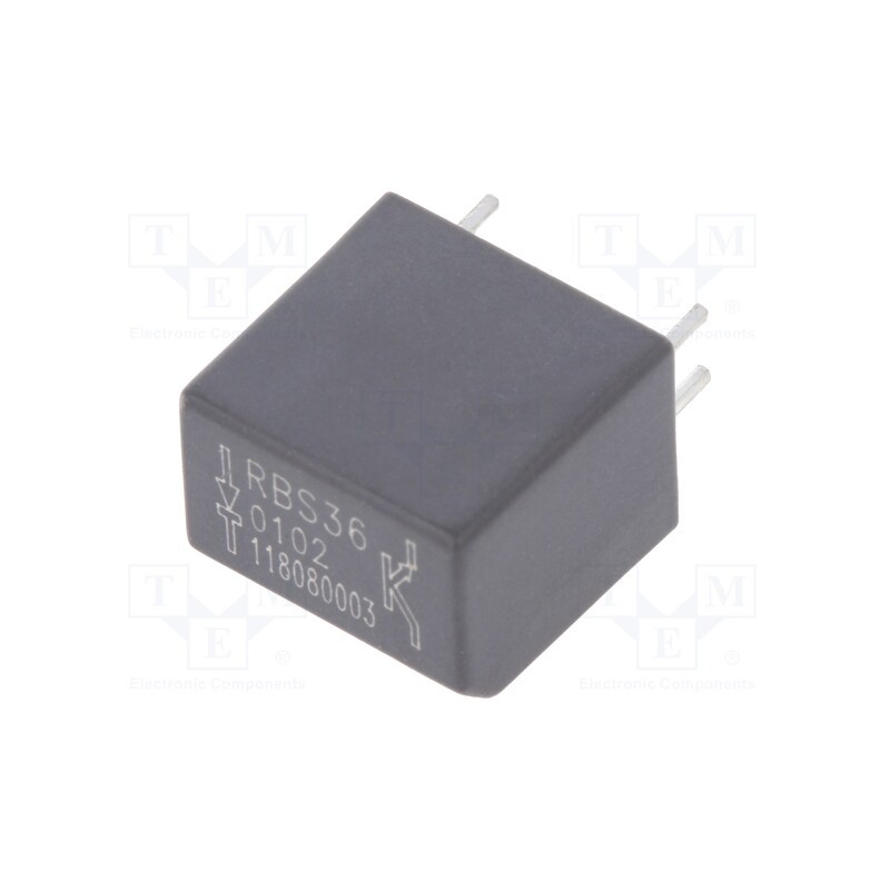 1 pcs x ONCQUE - RBS360102 - Sensor: tilt, ±5°, -25÷85°C, OUT: SPST-NO, 3.3÷5VDC, horizontal