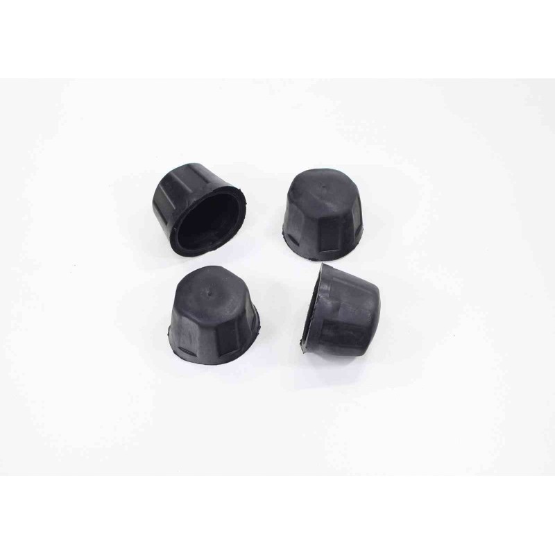 Rubber nuts for ATV hubs, set of 4 pcs