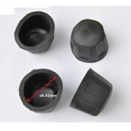 Rubber nuts for ATV hubs, set of 4 pcs