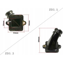 Peugeot ludix 50 rms carburetor connector