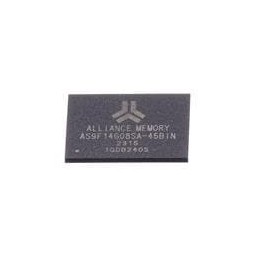 1 pcs : AS9F14G08SA-45BIN - NAND Flash 4Gb, x8, 1.8V, SLC Parallel NAND Flash, 4bit ECC, 45ns, 63b FBGA, Industrial Grade
