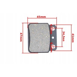 Brake pads kawasaki ksf 400 suzuki tl 250 sbp fm