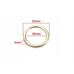 ATV 110 125 exhaust elbow gasket, steel, wb