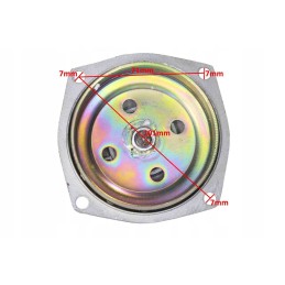 Clutch bell with aluminum pocket sprocket, 7 teeth